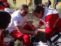 Attività Primo Soccorso con i lupetti degli scout CNGEI di Arenzano