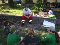 Attività Primo Soccorso con i lupetti degli scout CNGEI di Arenzano