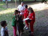 Attività Primo Soccorso con i lupetti degli scout CNGEI di Arenzano