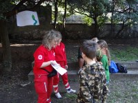 Attività Primo Soccorso con i lupetti degli scout CNGEI di Arenzano