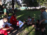 Attività Primo Soccorso con i lupetti degli scout CNGEI di Arenzano